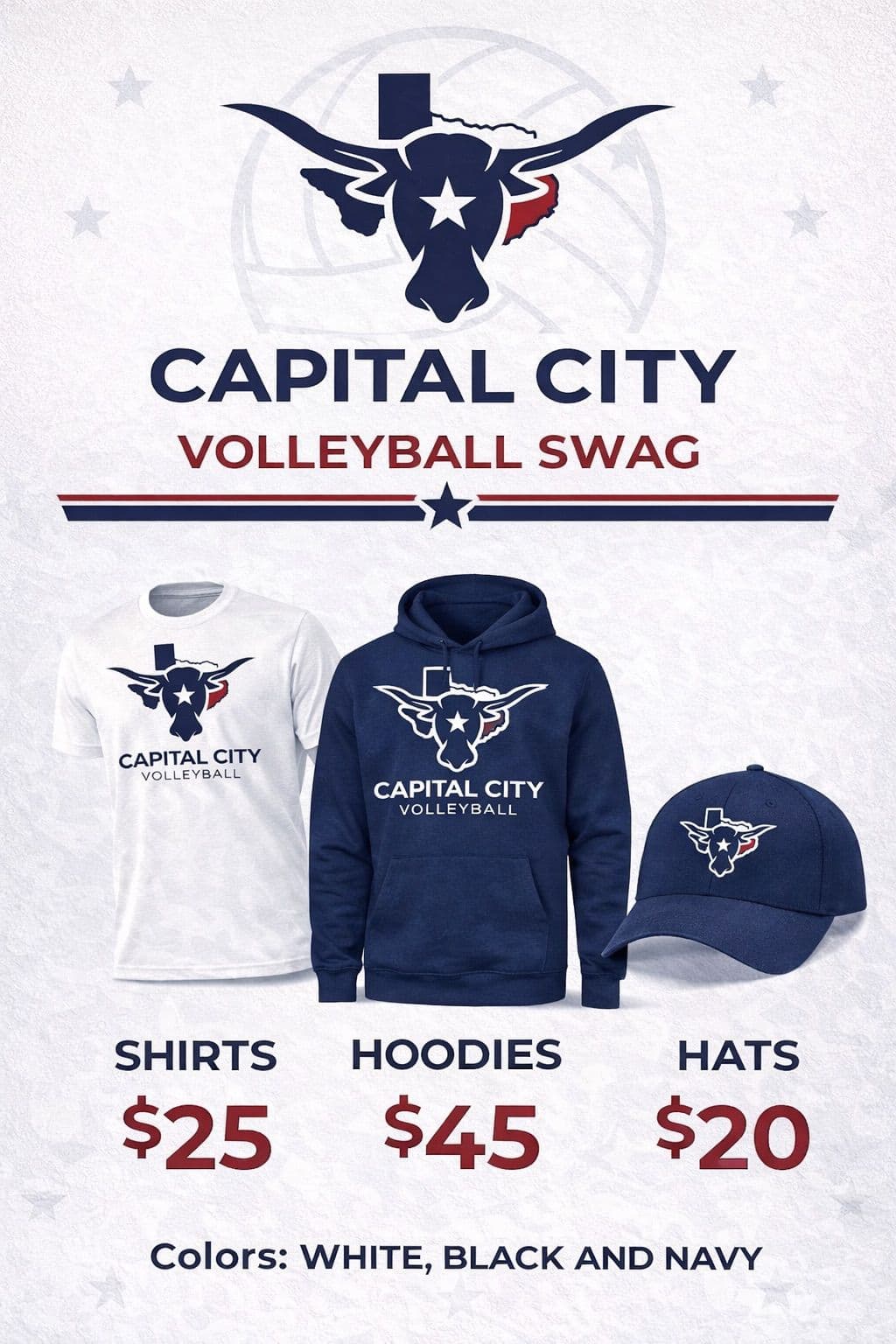 Capital City Volleyball Merch
